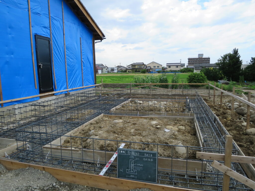 布基礎鉄筋組立