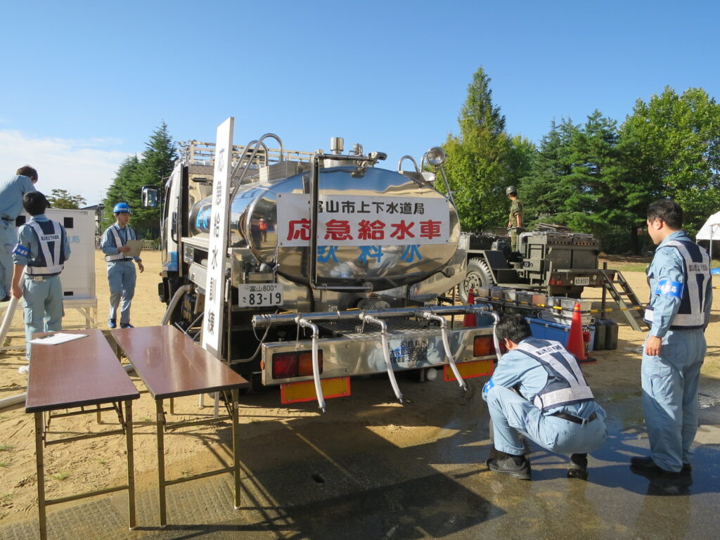 災害時の水支給