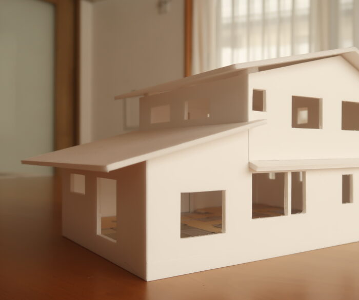 小椋自邸模型　富山市　小椋建築